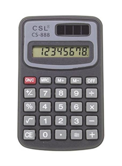 CSL CS-888 8 Hane Cep Tipi Hesap Makinesi Vega Efsanesi