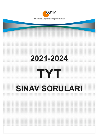 TYT ÇIKMIŞ SINAV SORULARI (2021-2024) Vega Efsanesi