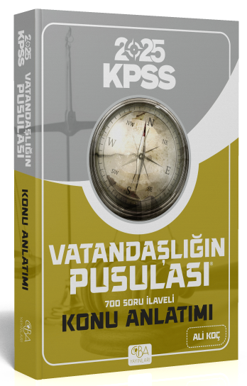 2025 KPSS Vatandaşlığın Pusulası Konu Anlatımı CBA Yayınları