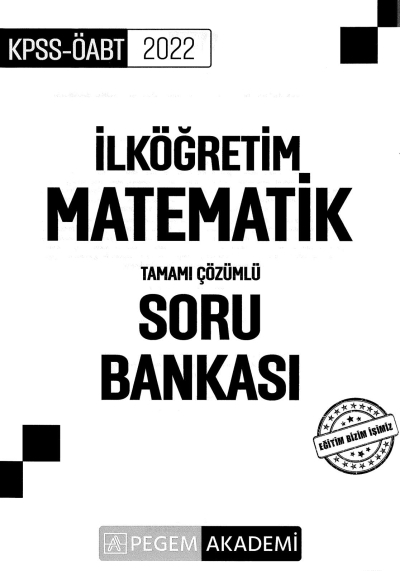 İLKÖĞRETİM MATEMATİK TAMAMI ÇÖZÜMLÜ SORU BANKASI Vega Efsanesi