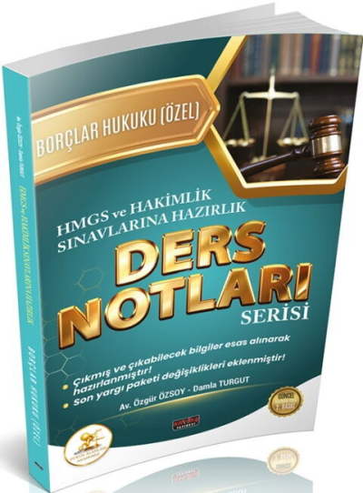 HUKAL HMGS HAKİMLİK Borçlar Hukuku Özel Hükümler Ders Notları Savaş Yayınları Vega Efsanesi
