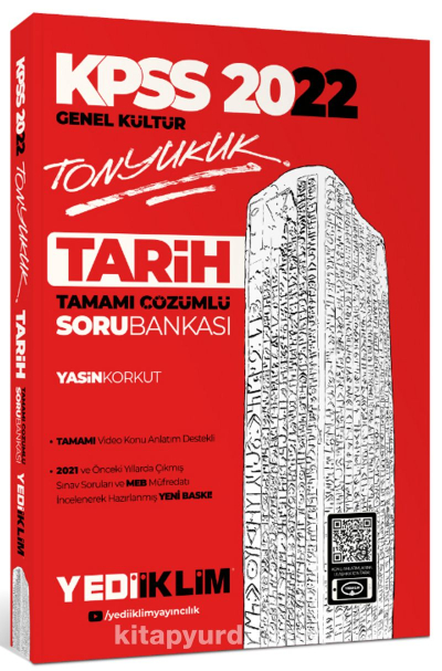 2022 KPSS Genel Kültür Tonyukuk Tarih Tamamı Çözümlü Soru Bankası Vega Efsanesi