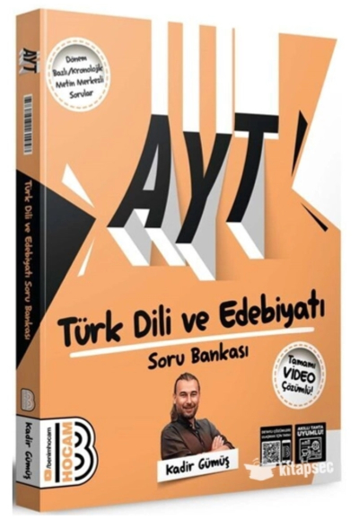 AYT Türk Dili ve Edebiyatı Soru Bankası Video Çözümlü Benim Hocam Yayınları