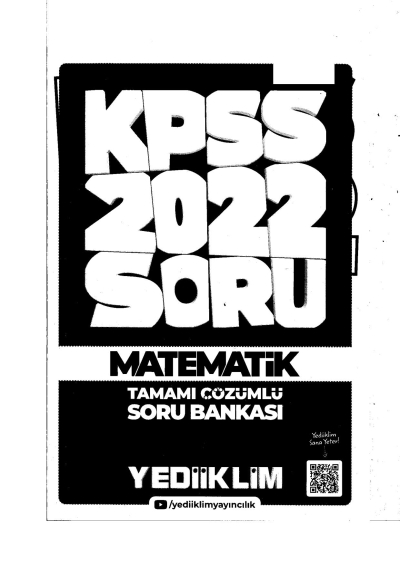 2022 KPSS GY GK MATEMATİK Soru Bankası MODÜLER Vega Efsanesi