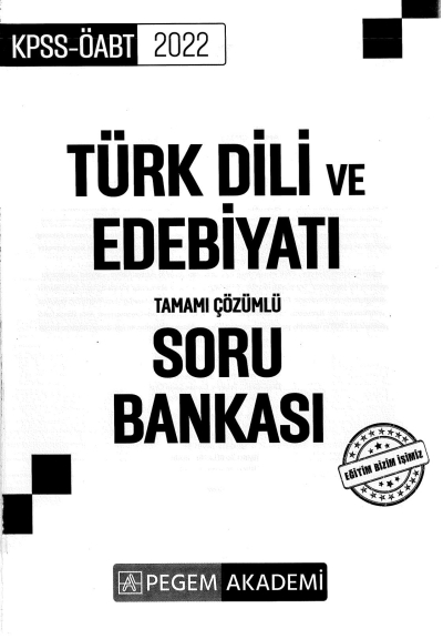 TAMAMI ÇÖZÜMLÜ SORU BANKASI Vega Efsanesi