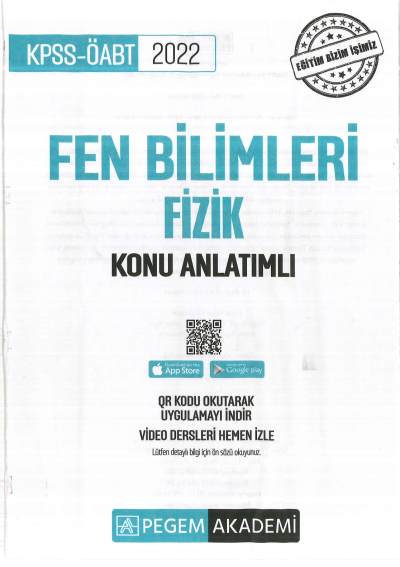 FEN BİLİMLERİ KONU ANLATIMI FİZİK Vega Efsanesi