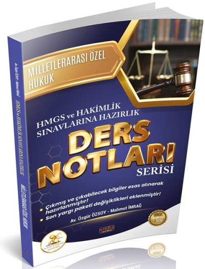 HUKAL HMGS HAKİMLİK Milletlerarası Özel Hukuk Ders Notları Savaş Yayınları Vega Efsanesi
