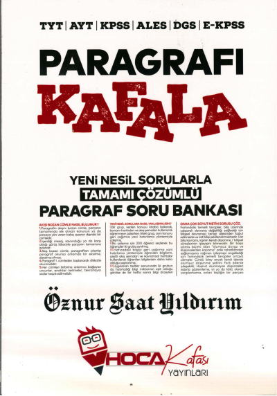 PARAGRAFI KAFALA ÇÖZÜMLÜ SORU BANKASI TÜM ADAYLAR İÇİN Vega Efsanesi