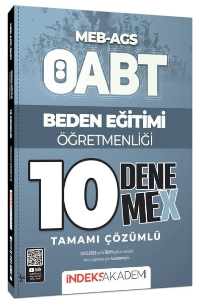2025 ÖABT MEB-AGS Beden Eğitimi Öğretmenliği 10 DenemeX Çözümlü İndeks Akademi Yayıncılık Vega Efsanesi