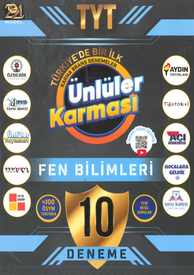 TYT Fen Bilimleri 10 Deneme Vega Efsanesi