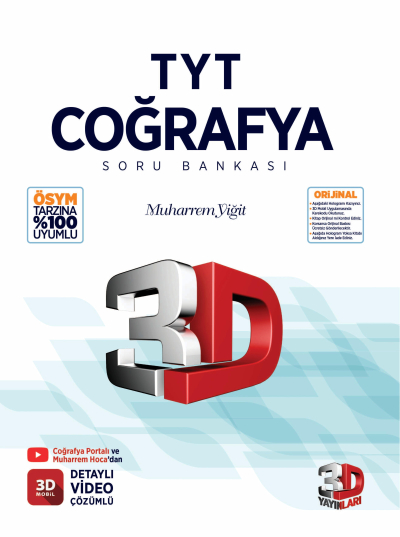 3D TYT COĞRAFYA SORU BANKASI Vega Efsanesi