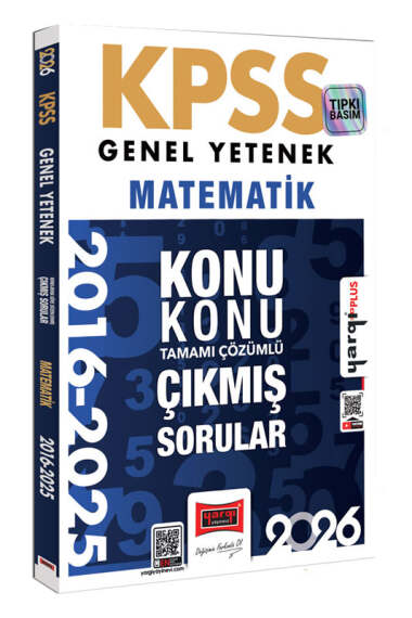 2026 KPSS Genel Yetenek Matematik 2016-2026 Konu Konu Tamamı Çözümlü Çıkmış Sorular Yargı Yayınları