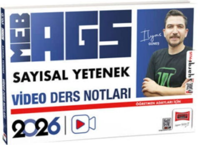 2026 MEB-AGS Öğretmen Adayları İçin Sayısal Yetenek Video Ders Notları (İlyas Güneş) Yargı Yayınları Vega Efsanesi