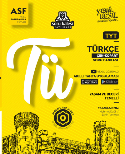 TYT Türkçe Çek Kopart Akıllı Soru Bankası Föyü Soru Kalesi Yayınları