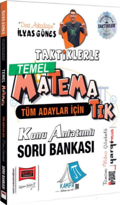 Tüm Adaylar İçin Taktiklerle Temel Matematik Konu Anlatımlı Soru Bankası Yargı Yayınları İlyas Güneş Vega Efsanesi