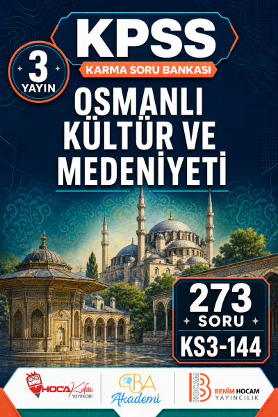 Osmanlı Kültür ve Medeniyeti 3 Yayın 273 Soru (Benim Hocam - CBA - Hoca Kafası Yayınları) Vega Efsanesi