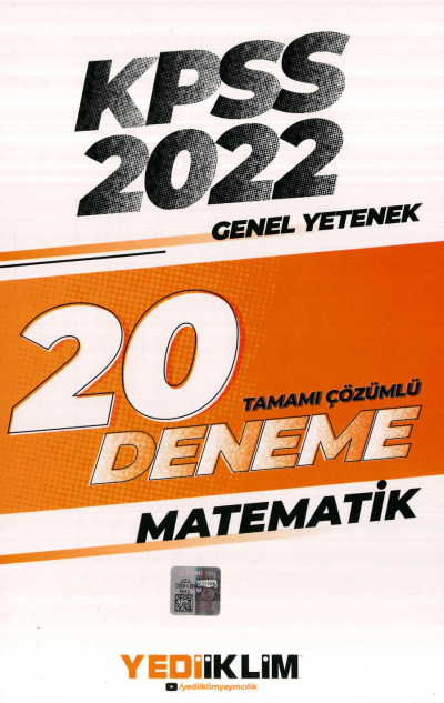 MATEMATİK 20 DENEME ÇÖZÜMLÜ