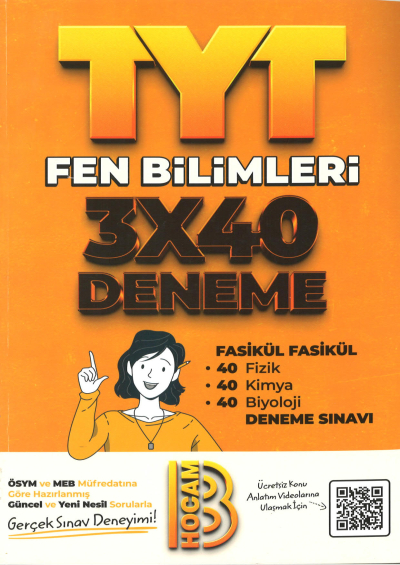 TYT Fen Bilimleri 3x40 Fasikül Denemeler