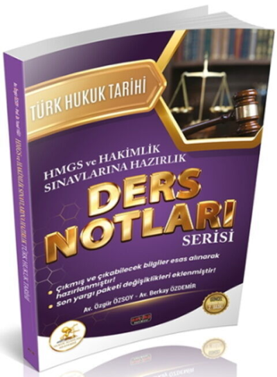 HUKAL HMGS HAKİMLİK Türk Hukuk Tarihi Ders Notları Savaş Yayınları Vega Efsanesi