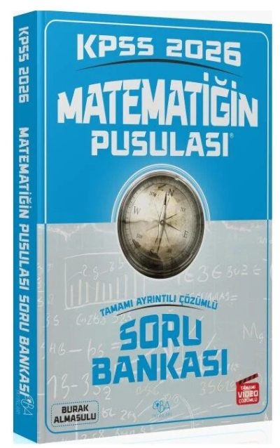 2026 KPSS Matematik Matematiğin Pusulası Soru Bankası Çözümlü CBA Yayınları
