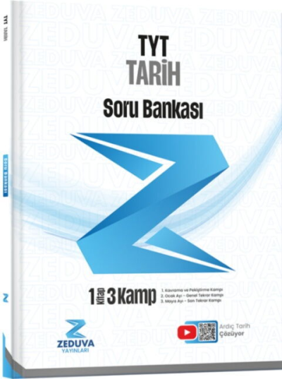 Ardıç Tarih TYT Tarih 1 Kitap 3 Kamp Soru Bankası Zeduva Yayınları Vega Efsanesi