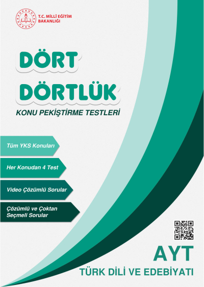 Dört Dörtlük Konu Pekiştirme Testleri AYT Türk Dili ve Edebiyatı Vega Efsanesi