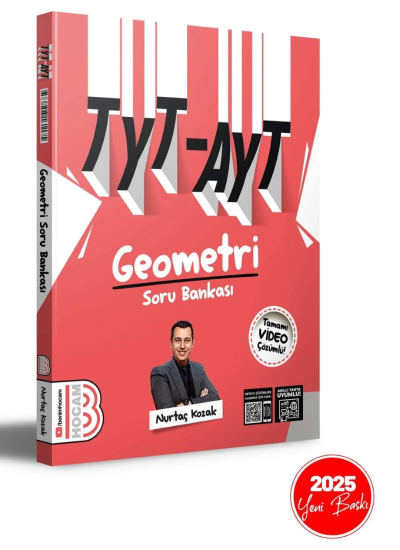2025 TYT AYT Geometri Tamamı Video Çözümlü Soru Bankası Benim Hocam Yayınları
