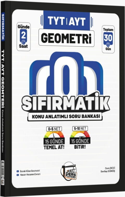 TYT AYT Geometri Sıfırmatik Konu Anlatımlı Soru Bankası Ders Platosu Vega Efsanesi