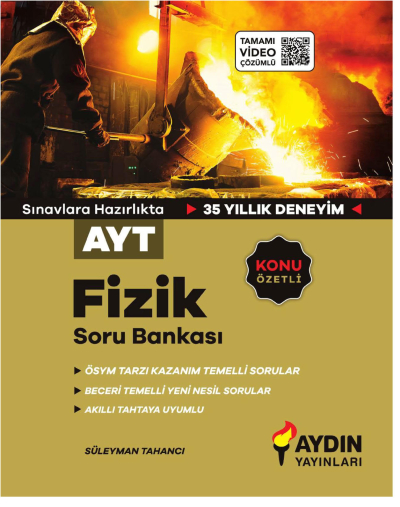 AYT Fizik Konu Özetli Soru Bankası Aydın Yayınları Vega Efsanesi