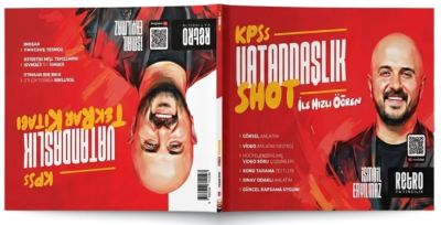 KPSS Vatandaşlık SHOT İlk Öğren Tekrar Kitabı Retro Yayıncılık Vega Efsanesi