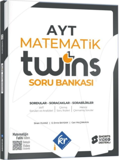 2027 AYT Twins Matematik Soru Bankası KR Akademi Vega Efsanesi