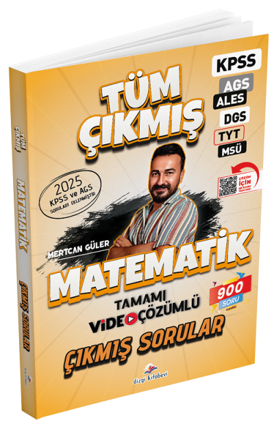 2026 KPSS MEB-AGS ALES DGS TYT MSÜ Matematik Çıkmış Sorular Mertcan Güler Dizgi Kitap