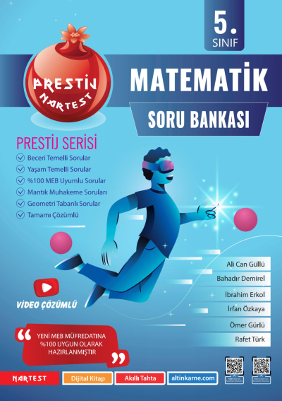 5. Sınıf Prestij Matematik Soru Bankası Nartest Yayınları Vega Efsanesi