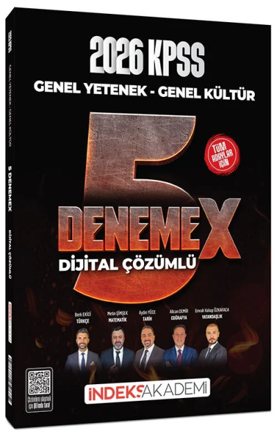 2026 KPSS Genel Yetenek Genel Kültür 5 DenemeX Çözümlü İndeks Akademi Yayıncılık Vega Efsanesi