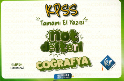 COĞRAFYA TAMAMI EL YAZISI NOT DEFTERİ Vega Efsanesi