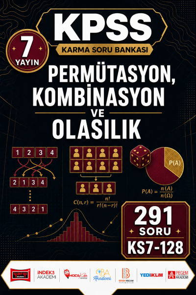 Permütasyon, Kombinasyon ve Olasılık 7 Yayın 291 Soru Vega Efsanesi