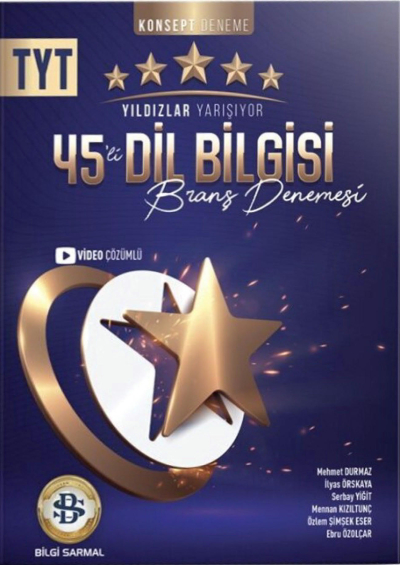 TYT Dil Bilgisi Yıldızlar Yarışıyor 45 li Branş Denemesi Bilgi Sarmal Vega Efsanesi