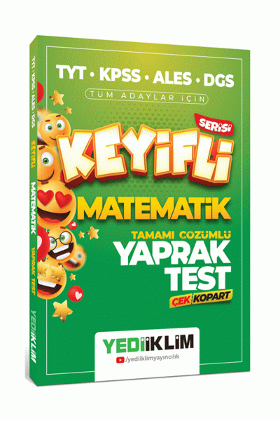 Keyifli Matematik Tamamı Çözümlü Yaprak Test Çek Kopart Vega Efsanesi