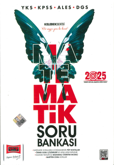 2025 YKS KPSS ALES DGS Kelebek Serisi Matematik Soru Bankası Yargı Yayınları