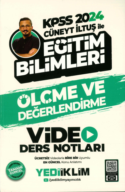 ÖLÇME VE DEĞERLENDİRME VİDEO DERS NOTLARI CÜNEYT İLTUŞ