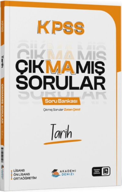 KPSS Tarih Çıkmamış Sorular Soru Bankası Akademi Denizi Vega Efsanesi