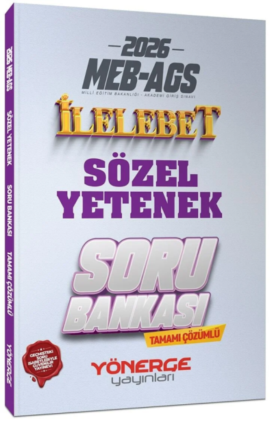2026 MEB-AGS Sözel Yetenek İlelebet Soru Bankası Çözümlü Yönerge Yayınları Vega Efsanesi