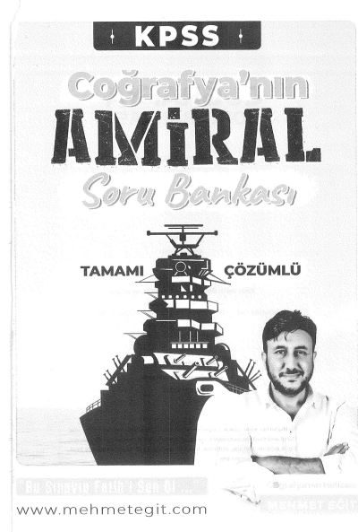 KPSS NIN COĞRAFYA'NIN AMİRAL SORU BANKASI ÇÖZÜMLÜ MEHMET EĞİT Vega Efsanesi