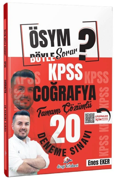 KPSS Coğrafya ÖSYM Böyle Sorar 20 Deneme Çözümlü Dizgi Kitap Yayınları Vega Efsanesi