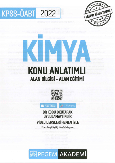 KİMYA KONU ANLATIMLI ALAN BİLGİSİ- ALAN EĞİTİMİ Vega Efsanesi