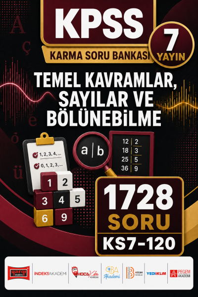 Temel Kavramlar, Sayılar ve Bölünebilme 7 Yayın 1728 Soru Vega Efsanesi