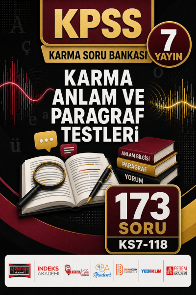 Karma Anlam ve Paragraf Testleri 7 Yayın 173 Soru Vega Efsanesi