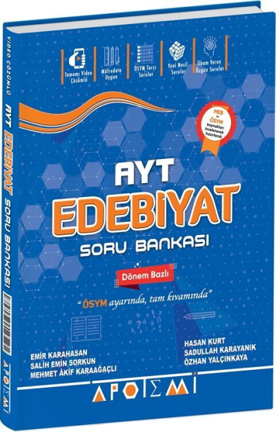 AYT Edebiyat Soru Bankası Apotemi Yayınları Vega Efsanesi