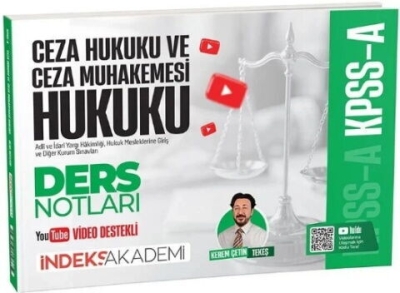 KPSS A Grubu Ceza Hukuku ve Ceza Muhakemesi Hukuku Video Ders Notları Kerem Çetin Tekeş İndeks Akademi Yayıncılık Vega Efsanesi