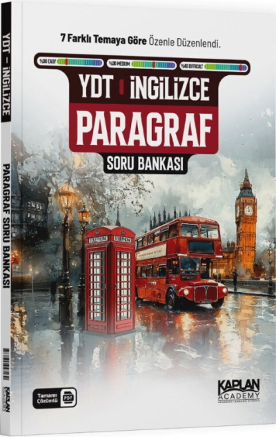 YDT İngilizce Paragraf Soru Bankası Kaplan Akademi Vega Efsanesi